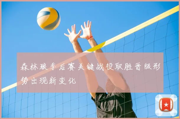 森林狼季后赛关键战役取胜晋级形势出现新变化